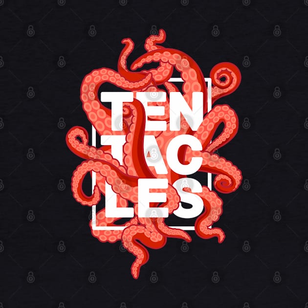 Tentacles – Red (white-out) by andrew_kelly_uk@yahoo.co.uk